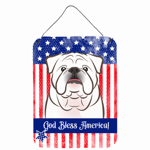 American Flag Design with Dog Wall or Door Hanging Prints - 638508213075