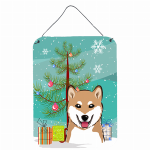 Christmas Tree and Dog Art Wall or Door Hanging Prints - 638508105110