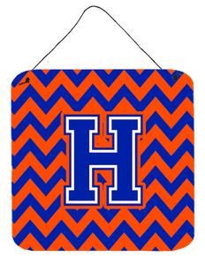 Monogram Letter Chevron Wall or Door Hanging Prints - 638508295170