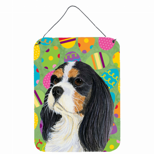 Easter Eggtravaganza Design with Dog Wall or Door Hanging Prints - 617375991798