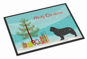 Merry Christmas Tree Dog Art Indoor or Outdoor Mat - 638508472410