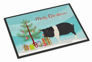 Pig Art Christmas Indoor or Outdoor Mat - 652259118168