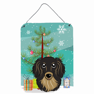 Christmas Tree and Dog Art Wall or Door Hanging Prints - 638508104991