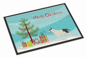 Merry Christmas Tree Dog Art Indoor or Outdoor Mat - 638508472557