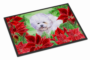 Poinsettas Dog Artwork Mat - 652259188598