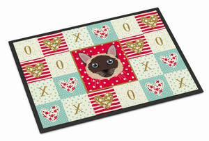 Cat Face XOXO Mat - 194030283592