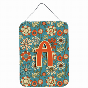Flowers Initial Wall or Door Hanging Prints - 638508029959