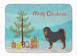 Merry Christmas Tree Dog Machine Washable Memory Foam Mat - 638508998293
