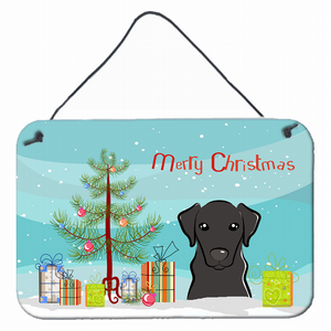 Christmas Tree and Dog Art Wall or Door Hanging Prints - 638508144003