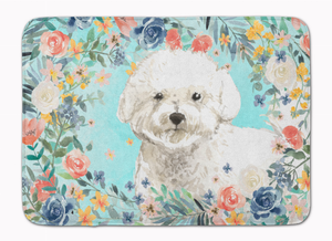 Dog Art Spring Flowers Mat - 194030037591
