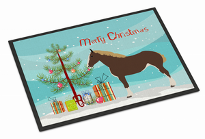 Horse Art Christmas Indoor or Outdoor Mat - 652259117833