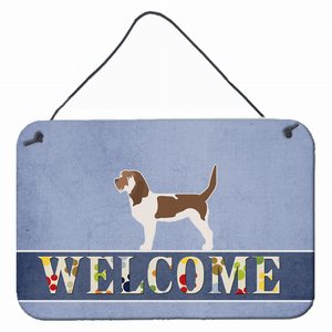 Welcome Sign with Dog Wall or Door Hanging Prints - 638508692863