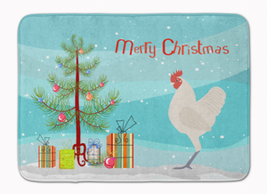 Chicken Art Christmas Machine Washable Memory Foam Mat - 652259131068