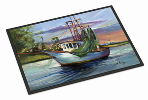 Shrimp Boat Art by Jean McKee Mat - 615872941353