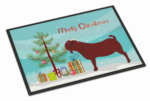 Goat Art Christmas Indoor or Outdoor Mat - 652259117680