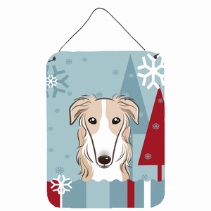 Winter Holiday Design with Dog Art Wall or Door Hanging Prints - 638508123138