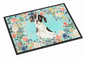Dog Art Spring Flowers Mat - 194030029145
