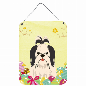 Easter Eggs Design with Dog Wall or Door Hanging Prints - 638508756916