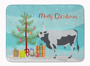 Camel/Cow Art Christmas Machine Washable Memory Foam Mat - 652259130931