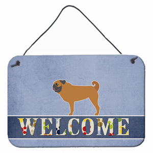 Welcome Sign with Dog Wall or Door Hanging Prints - 638508693433