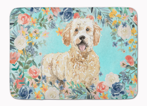 Dog Art Spring Flowers Mat - 194030037508