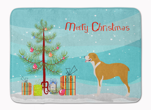 Merry Christmas Tree Dog Machine Washable Memory Foam Mat - 638508998309