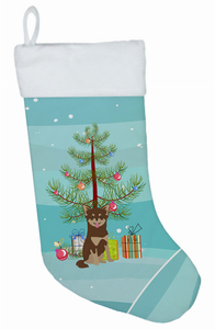 Christmas Tree and Dog on Christmas Stocking - 194030055366