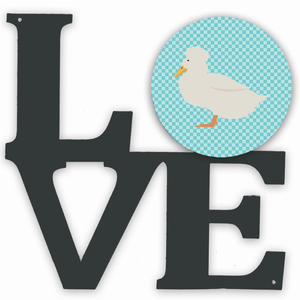 Bird Profile Artwork Metal LOVE Wall Decor - 194030202586