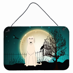 Halloween Scary Design with Dog Wall or Door Hanging Prints - 638508442581