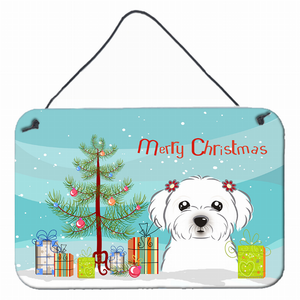 Christmas Tree and Dog Art Wall or Door Hanging Prints - 638508143730