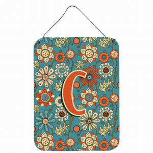 Flowers Initial Wall or Door Hanging Prints - 638508029973