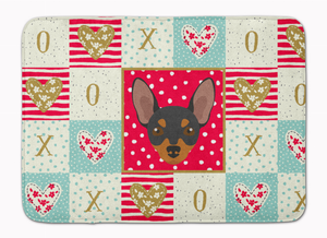 Multi Themed Dog Face XOXO Mat - 194030301807