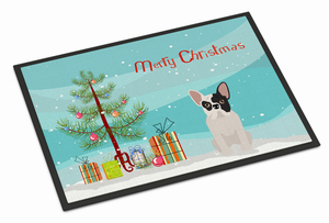 Christmas Tree Dog Art Indoor or Outdoor Mat - 194030024294