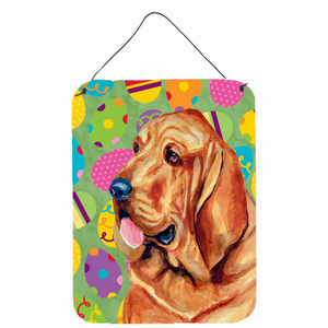 Easter Eggtravaganza Design with Dog Wall or Door Hanging Prints - 617375991866