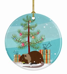 Animal Christmas Ceramic Ornament - 652259329908