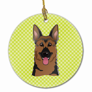 Dog Portrait on Ceramic Ornament - 615872908547