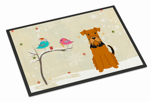 Christmas Presents Between Friends Dog Art Indoor or Outdoor Mat - 638508411327