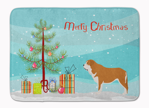 Merry Christmas Tree Dog Machine Washable Memory Foam Mat - 638508998521
