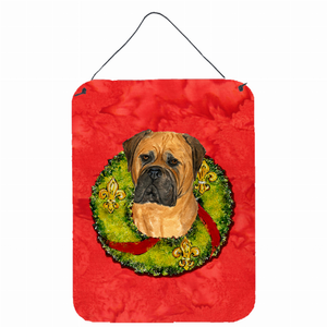 Christmas Wreath Design with Dog Wall or Door Hanging Prints - 615872609154