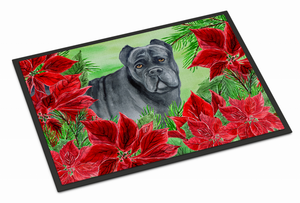 Poinsettas Dog Artwork Mat - 652259189045