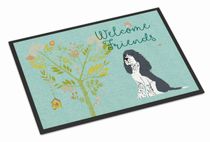 Welcome Friends Dog Art Indoor or Outdoor Mat - 638508894663