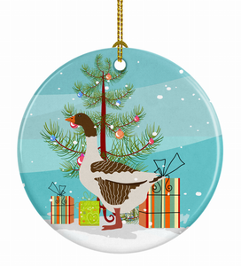 Goose Christmas Ceramic Ornament - 652259330140