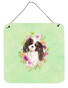 Flowers Design with Dog Wall or Door Hanging Prints - 194030073674