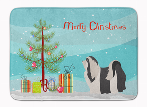 Merry Christmas Tree Dog Machine Washable Memory Foam Mat - 638508998170