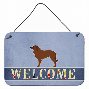 Welcome Sign with Dog Wall or Door Hanging Prints - 638508693273