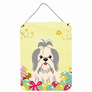 Easter Eggs Design with Dog Wall or Door Hanging Prints - 638508756886