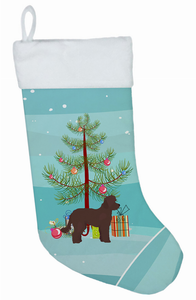 Christmas Tree and Dog on Christmas Stocking - 194030056936