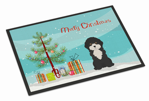 Christmas Tree Dog Art Indoor or Outdoor Mat - 194030029848