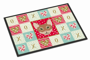 Cat Face XOXO Mat - 194030291740