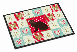 Seated Cat XOXO Art Mat - 194030287507